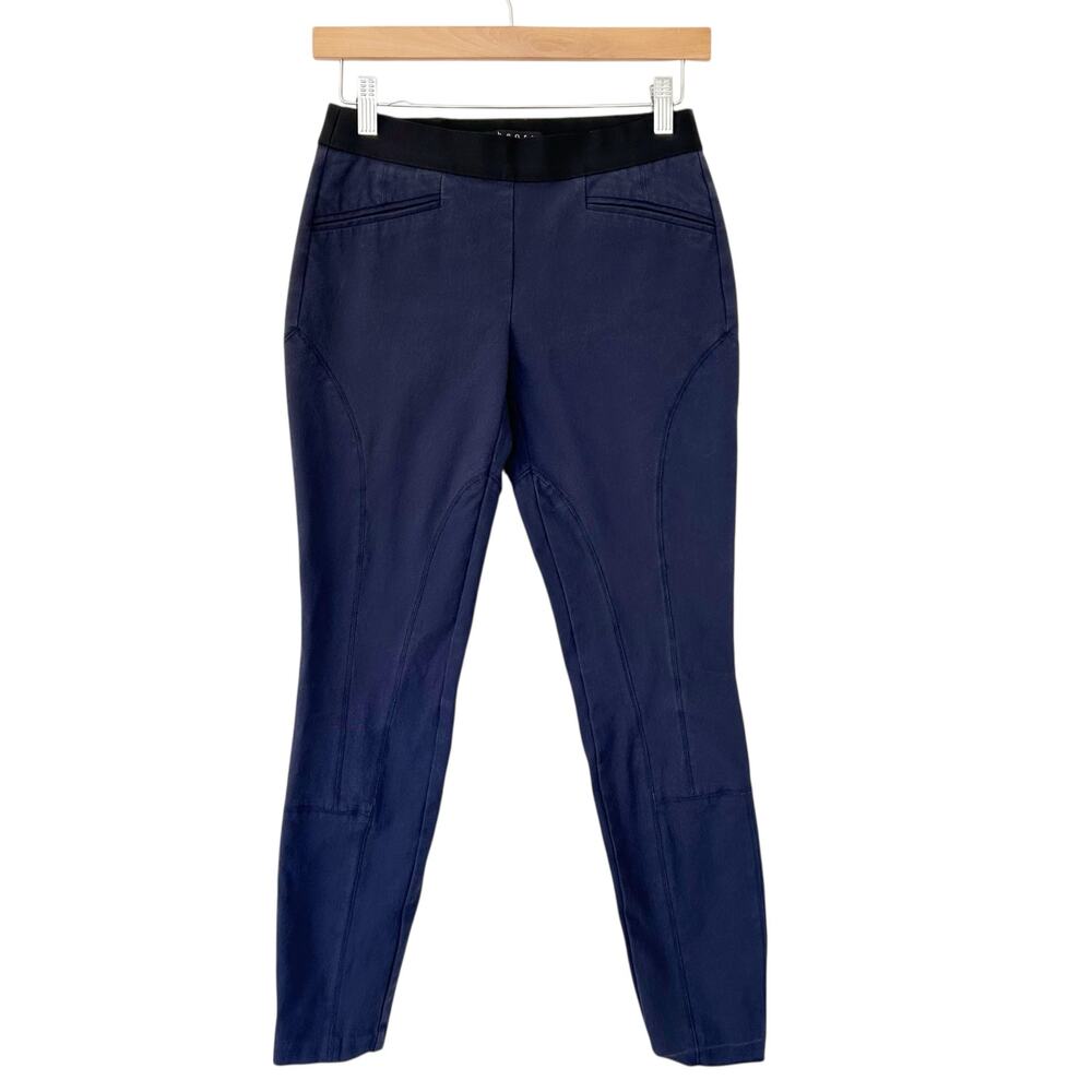 Theory Navy Blue Merryn New Recovery Pants Sz 2